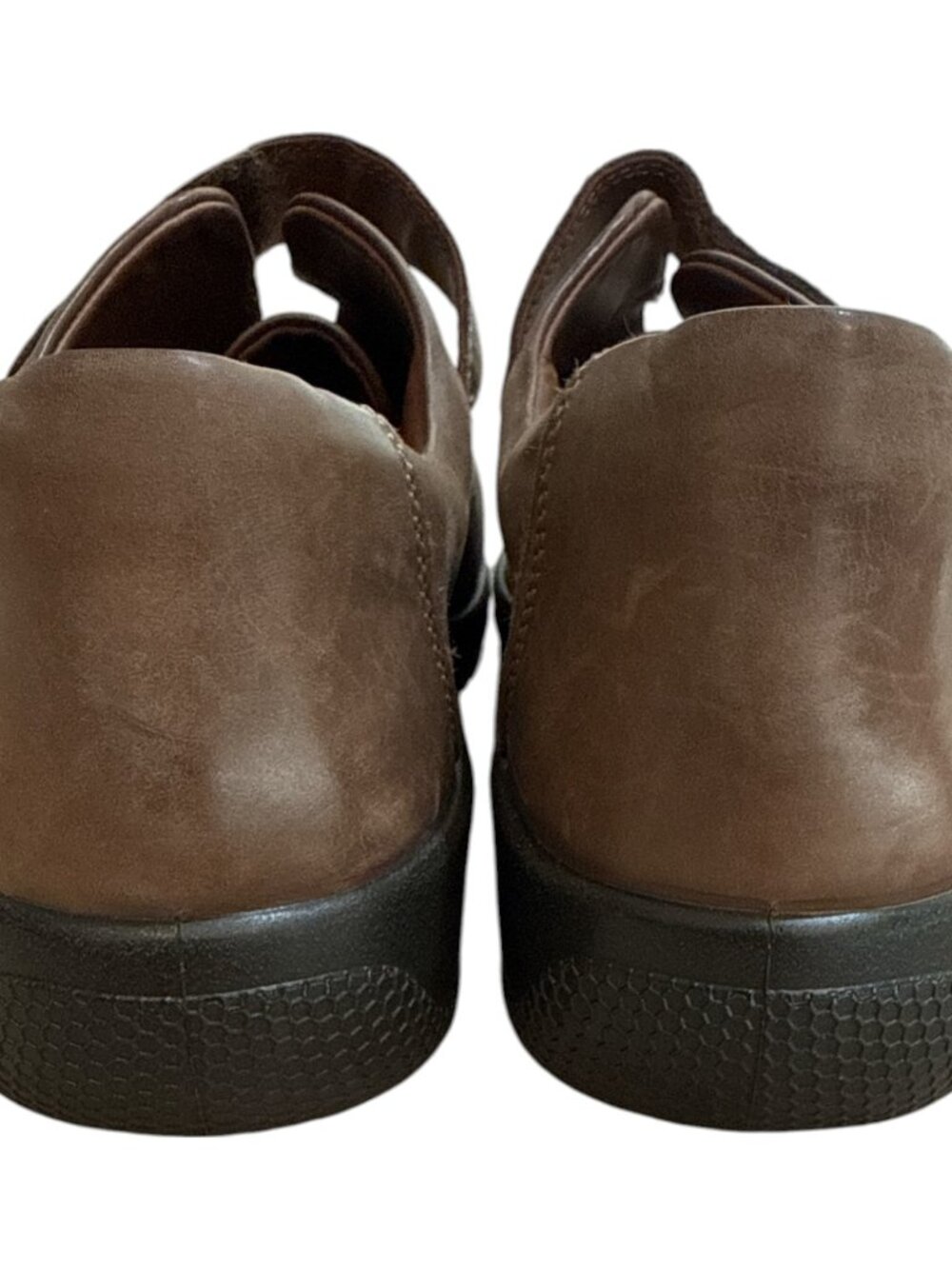 Hotter Comfort Concepts US 10/UK 8 Brown Adjustable Hook & Loop Loafer Shoes - Picture 3 of 10